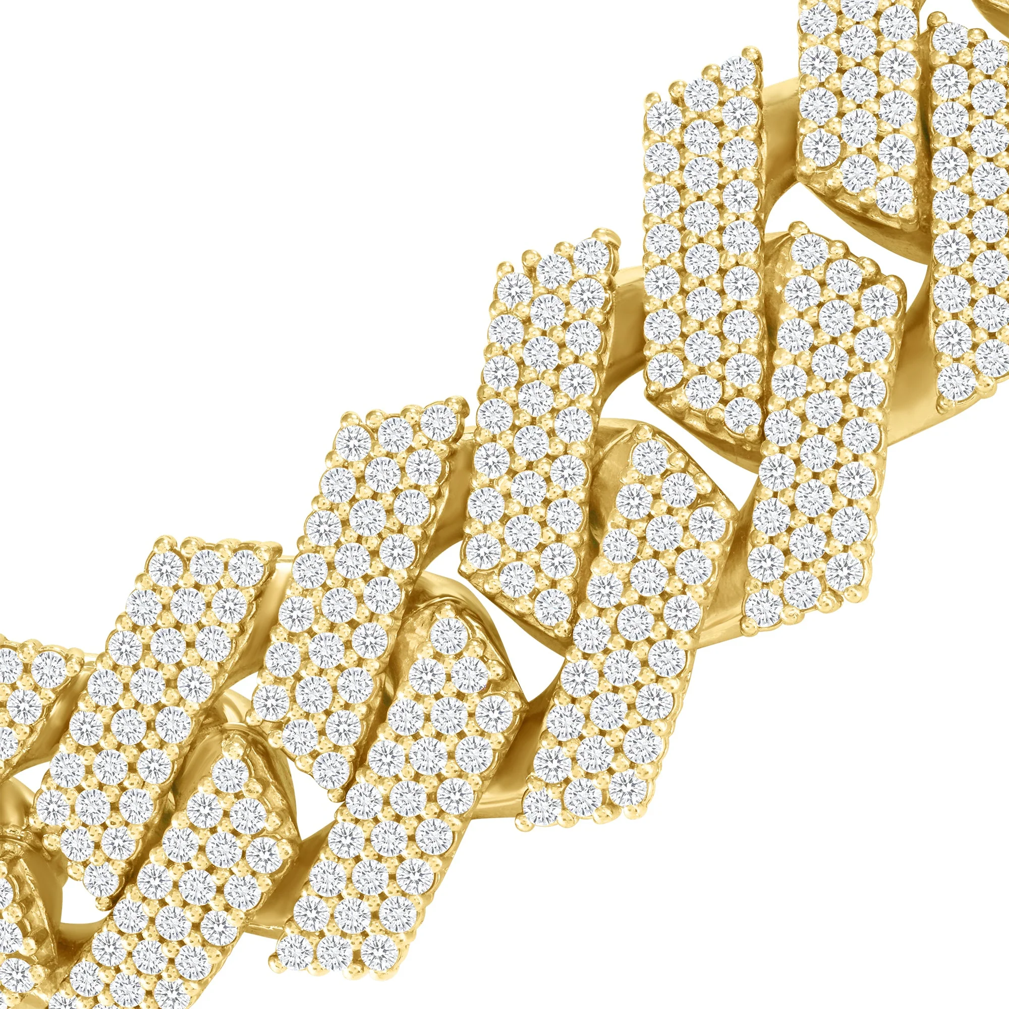 Diamond Miami Cuban Necklace - 14k Gold 15mm - Image 6