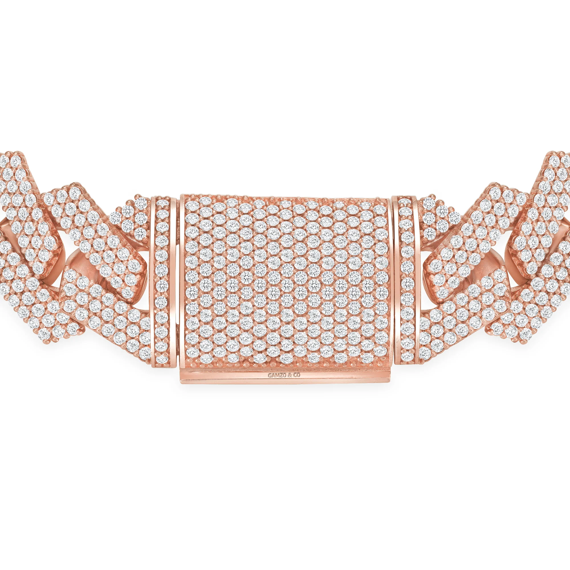 Diamond Miami Cuban Necklace - 14k Gold 30mm - Image 5